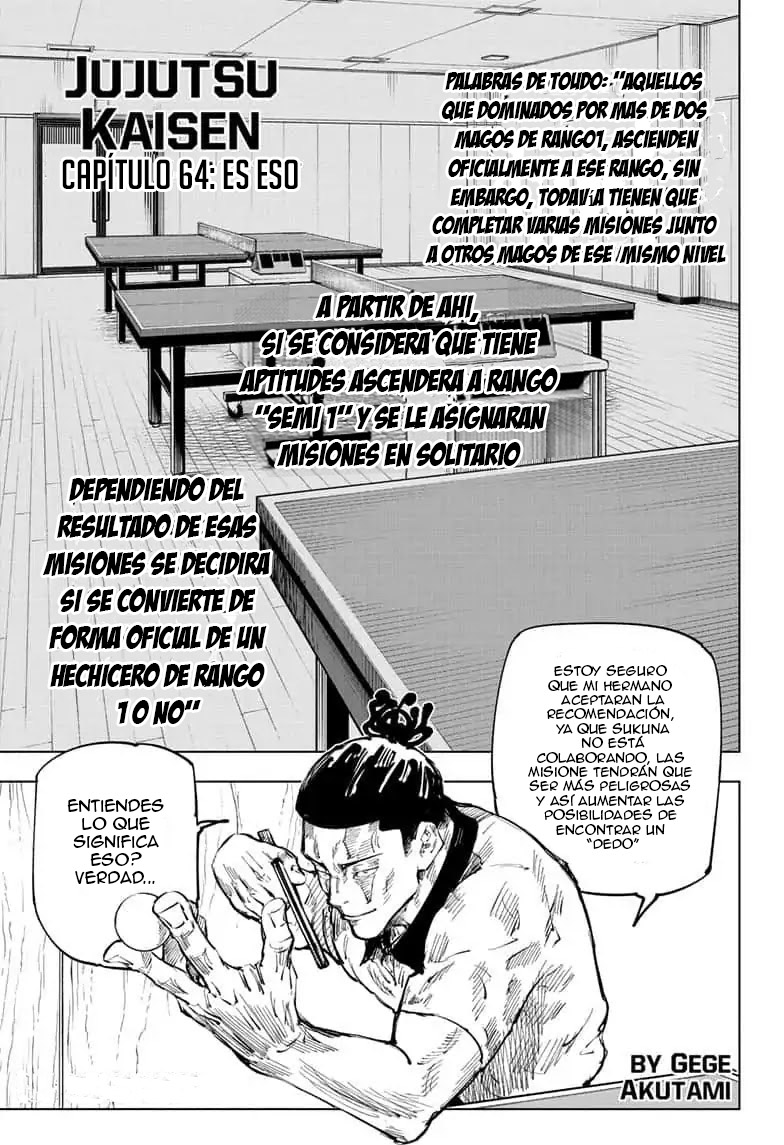 Read Jujutsu Kaisen ES Manga Online