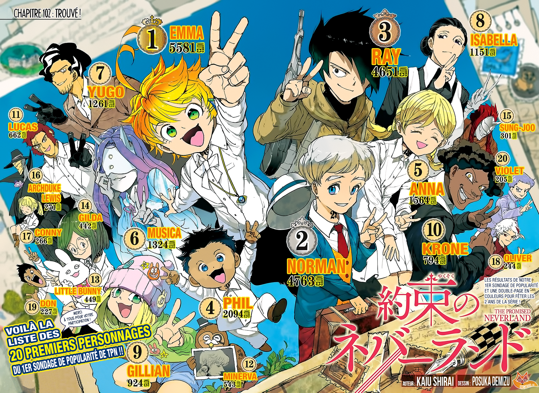 Read Yakusoku No Neverland FR Manga Online