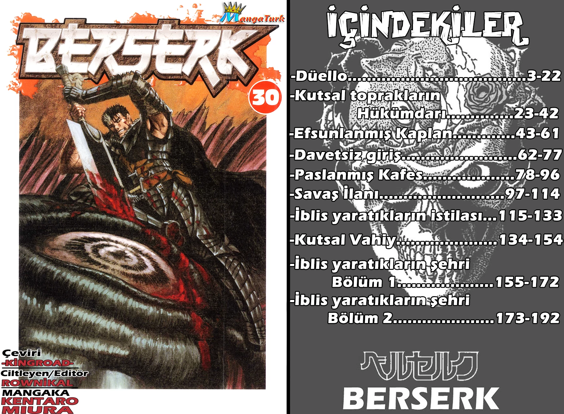 Read Berserk TR Manga Online