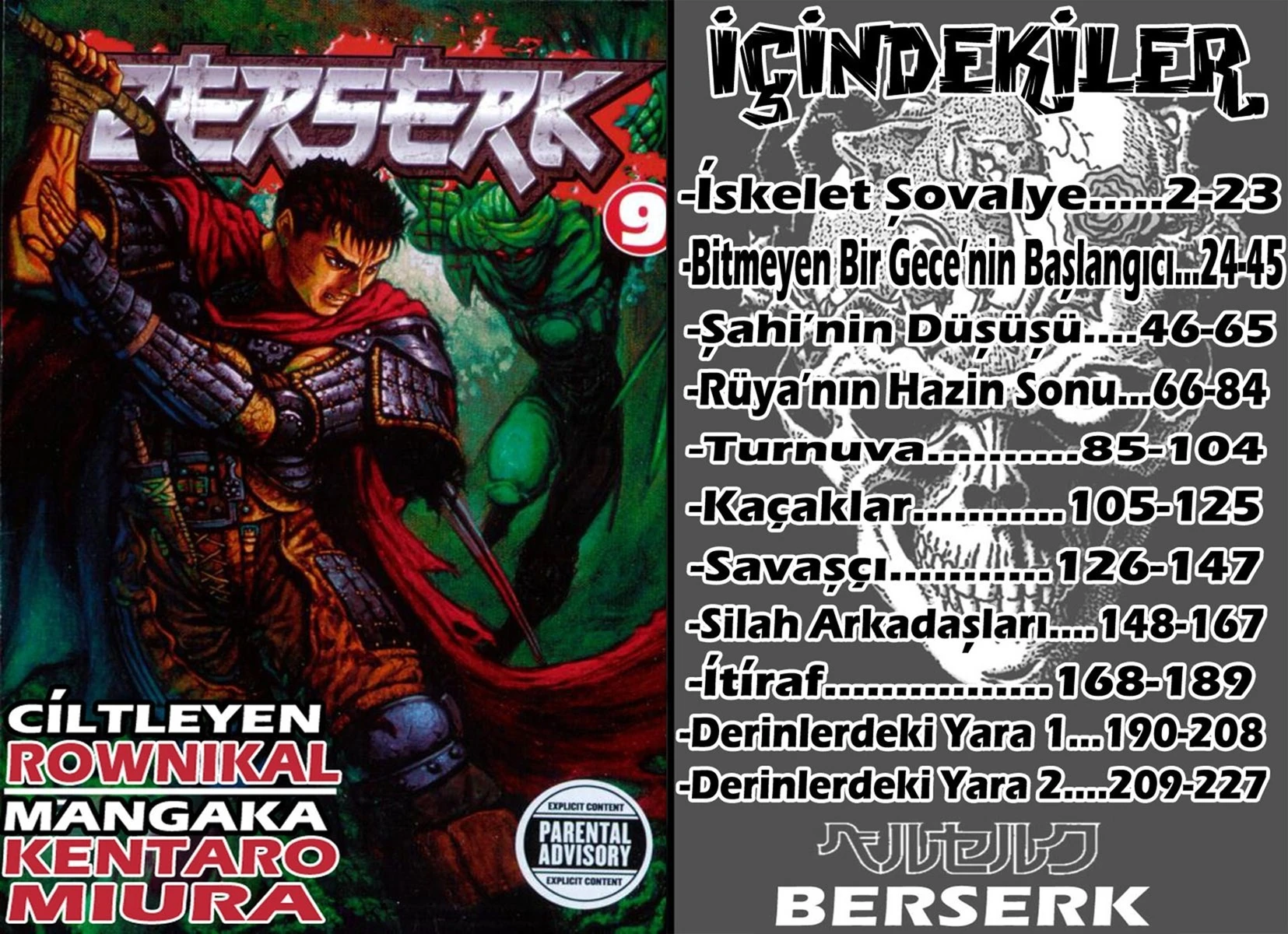 Read Berserk TR Manga Online