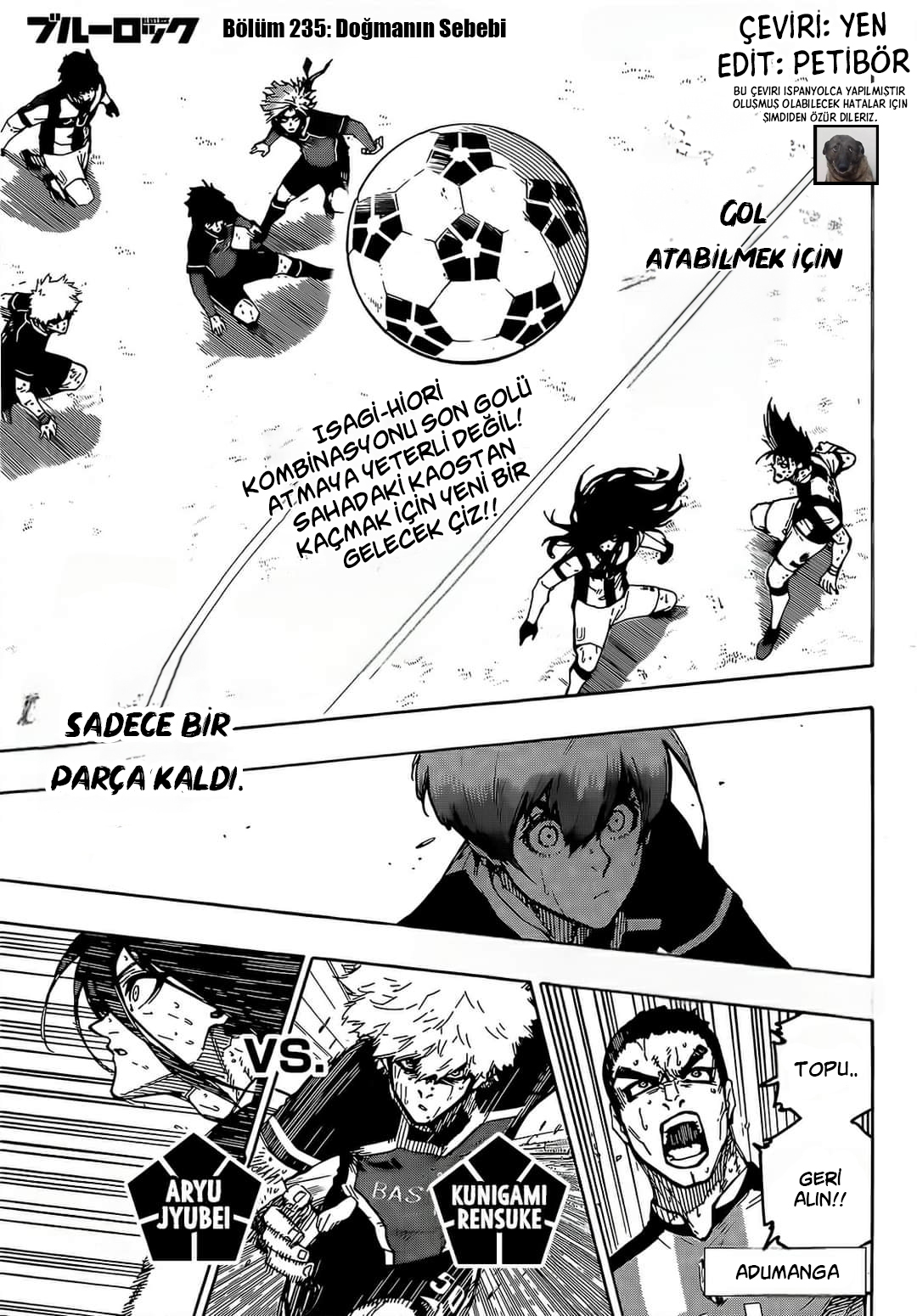 Read Blue Lock TR Manga Online