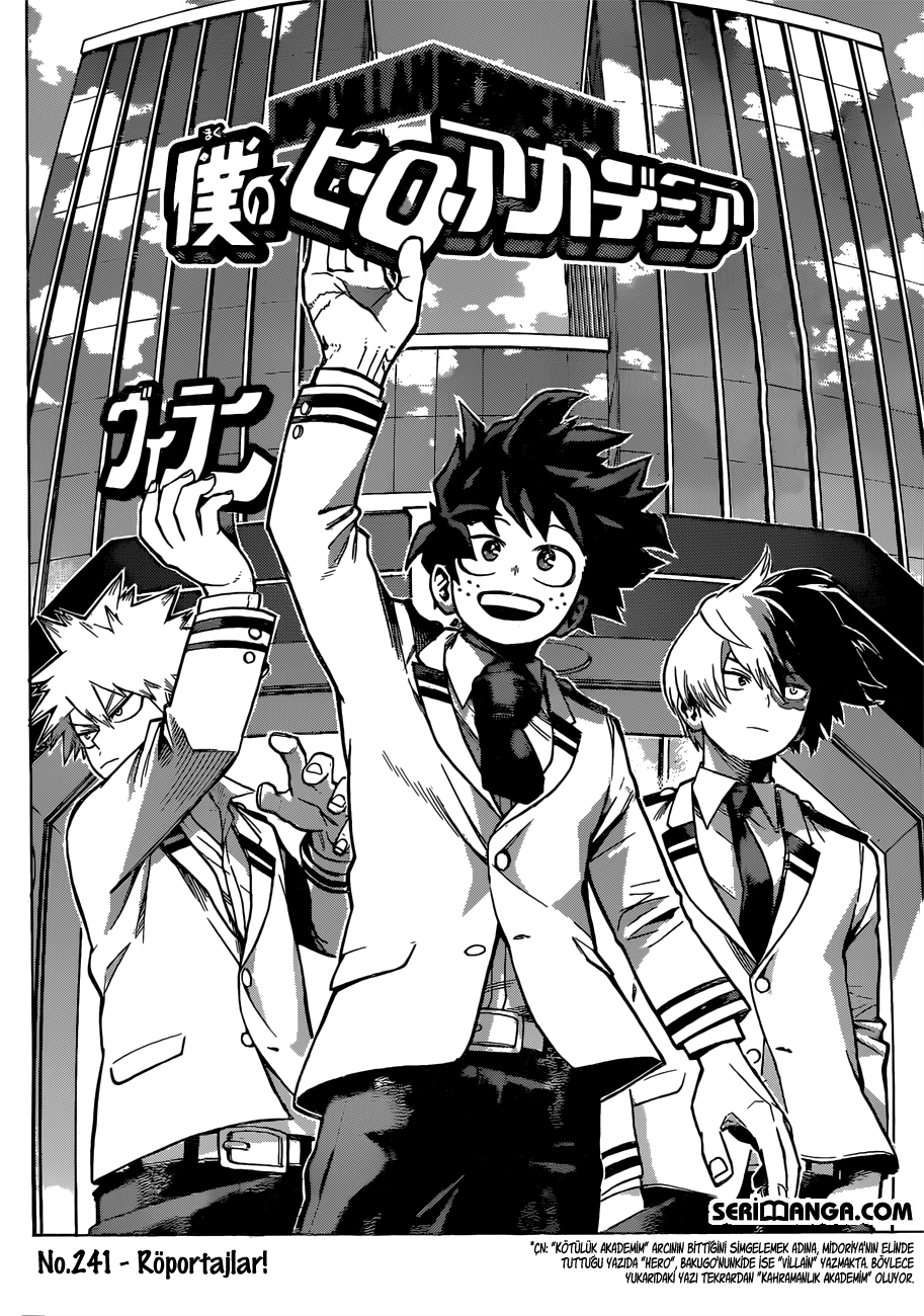 Read Boku no Hero Academia TR Manga Online