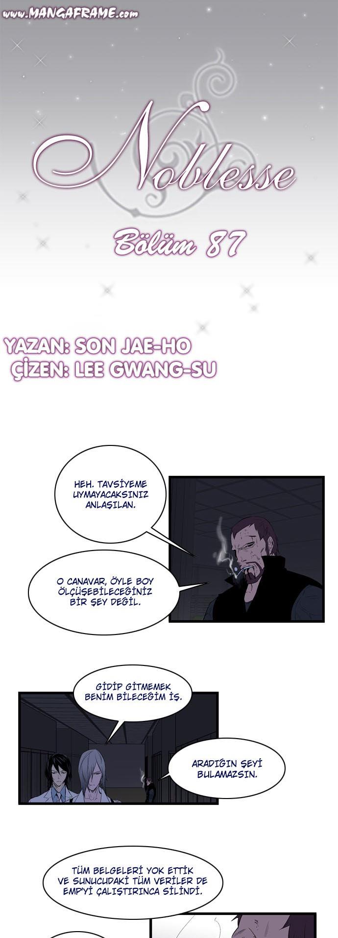 Read Noblesse TR Manga Online