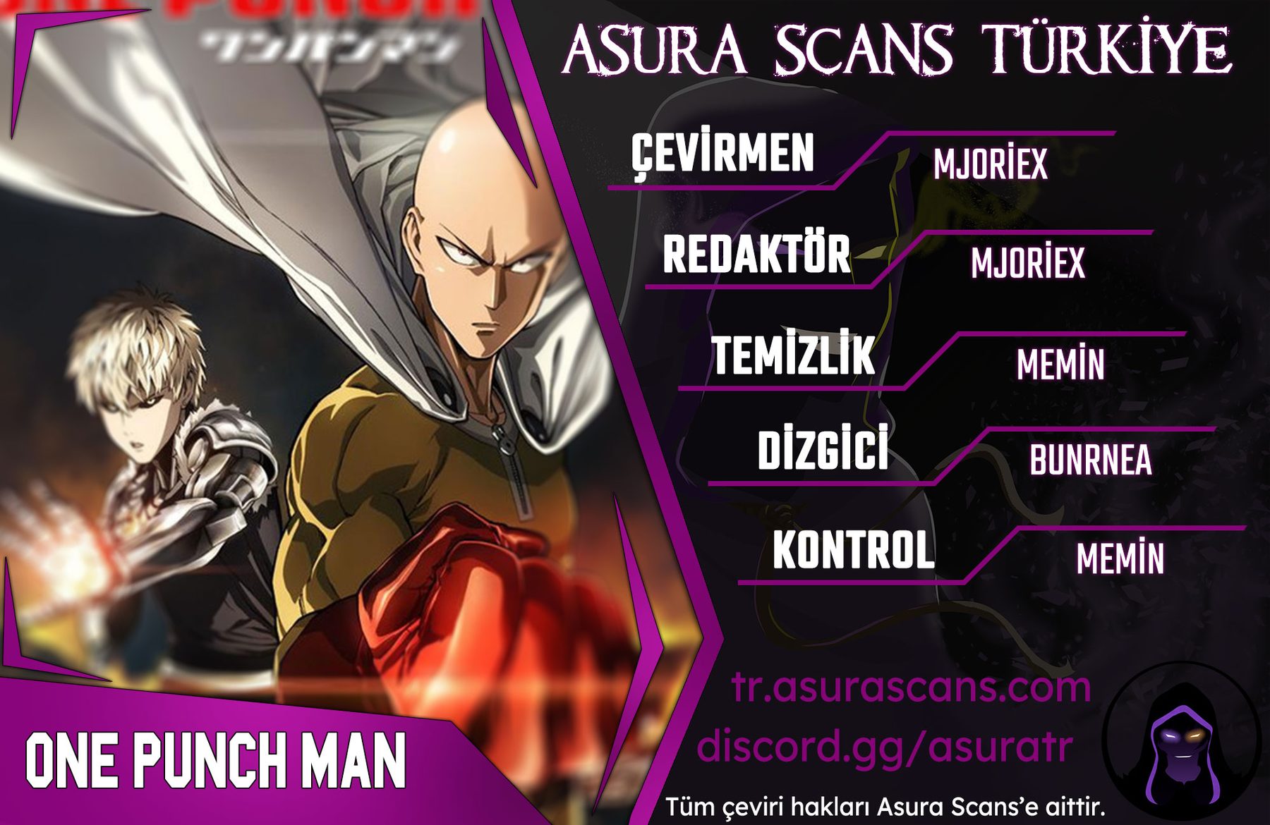 Read One Punch-Man TR Manga Online