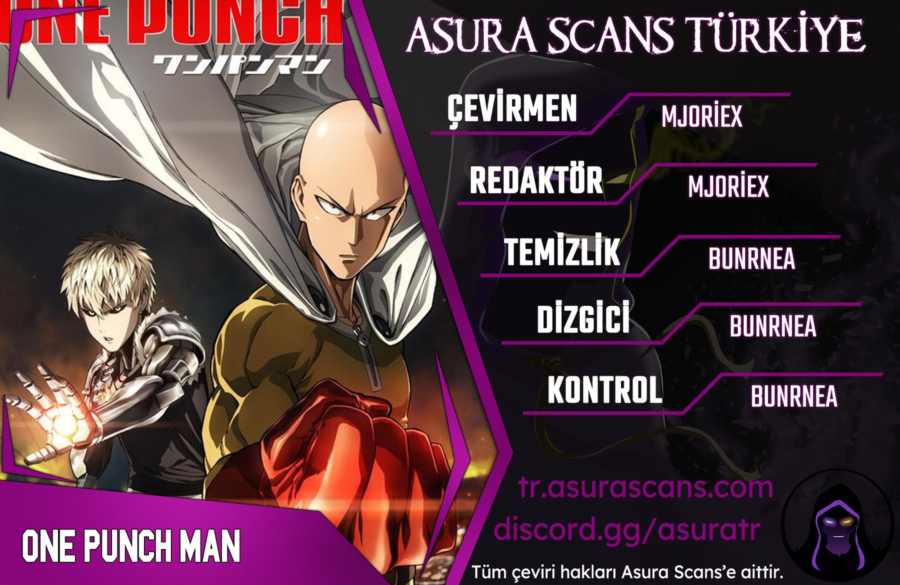 Read One Punch-Man TR Manga Online