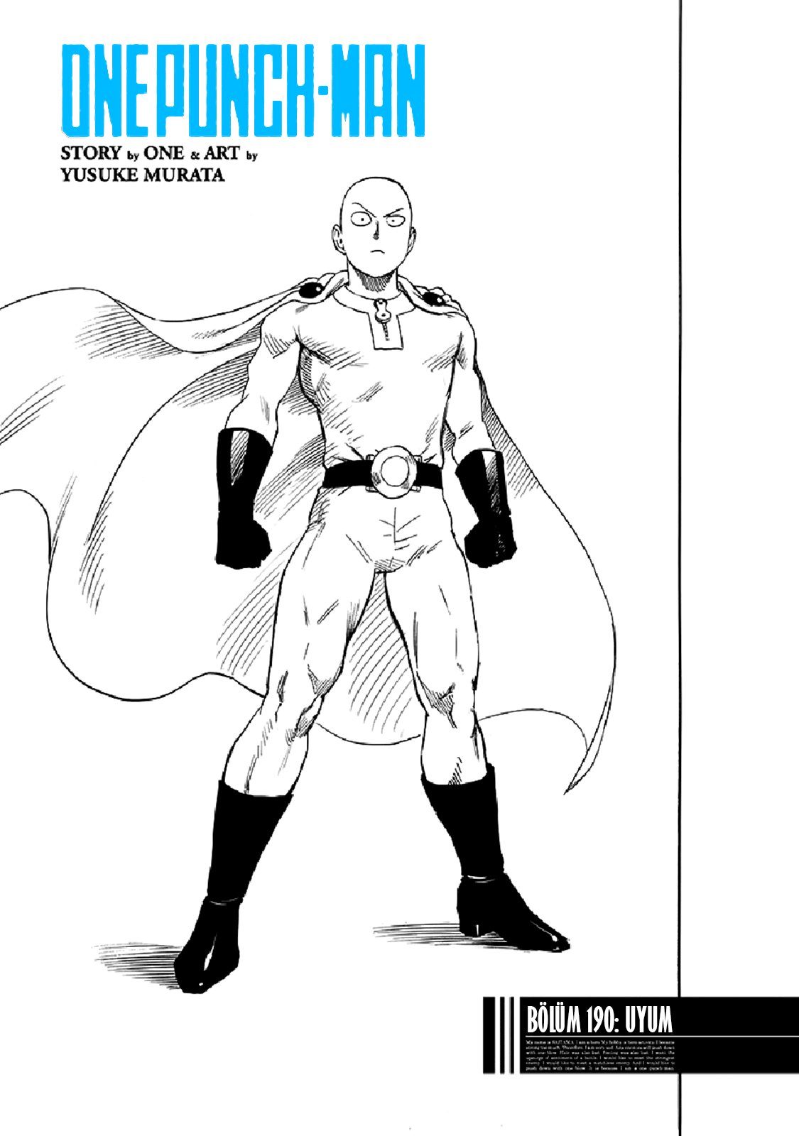 Read One Punch-Man TR Manga Online