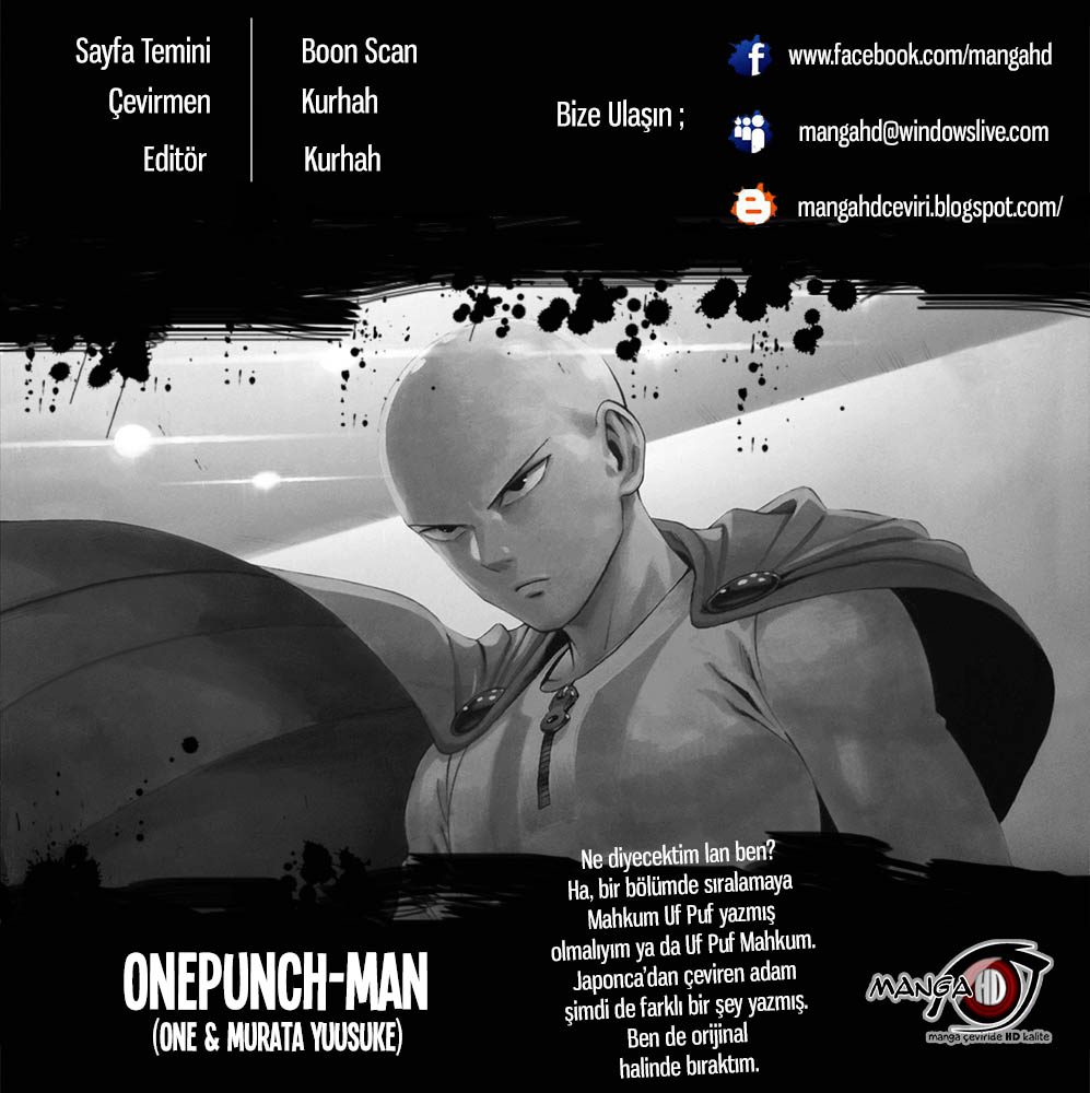 Read One Punch-Man TR Manga Online
