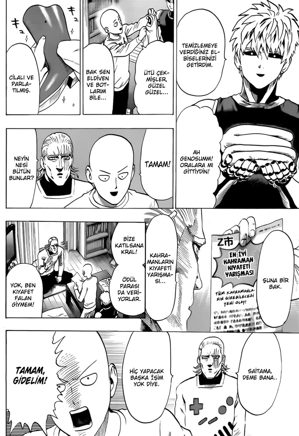Read One Punch-Man TR Manga Online