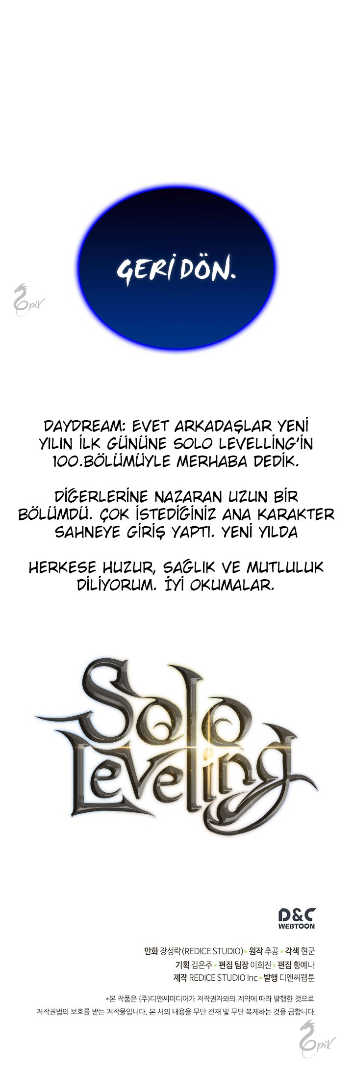 Read Solo Leveling TR Manga Online