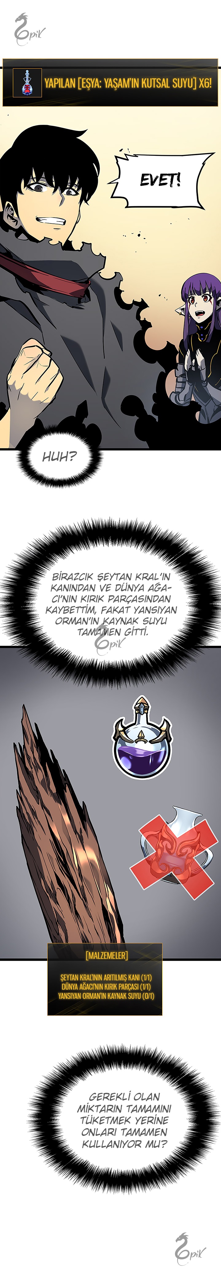 Read Solo Leveling TR Manga Online